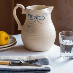 Blue Bow Jug