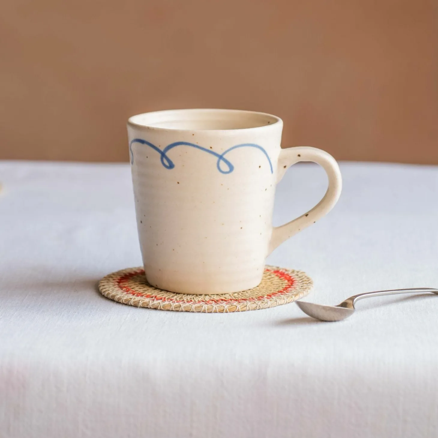 Blue Bow Mug