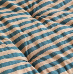 Blue Candy Stripe Large Seat Mat