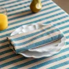 Blue Candy Stripe Napkin