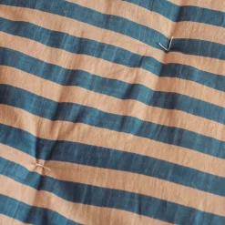 Blue Candy Stripe Small Seat Mat
