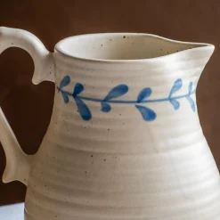Blue Leaves Jug