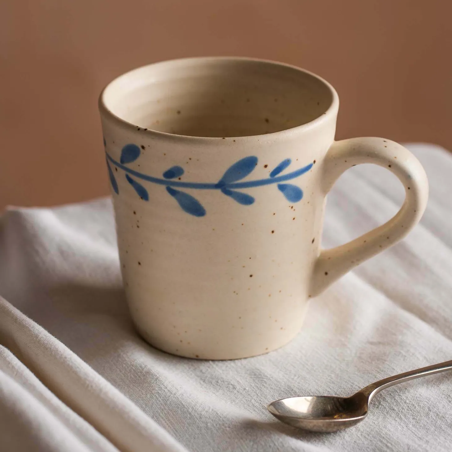 Blue Leaves Mug