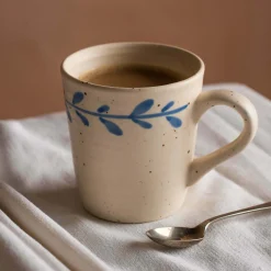 Blue Leaves Mug