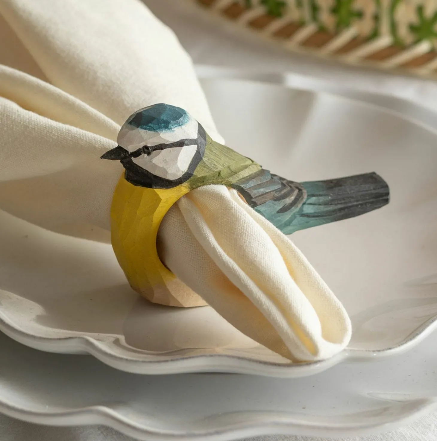 Blue Tit Napkin Ring