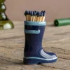 Blue Welly Match Strikes