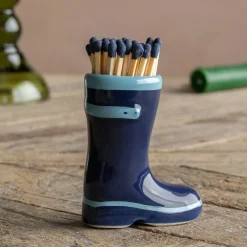 Blue Welly Match Strikes