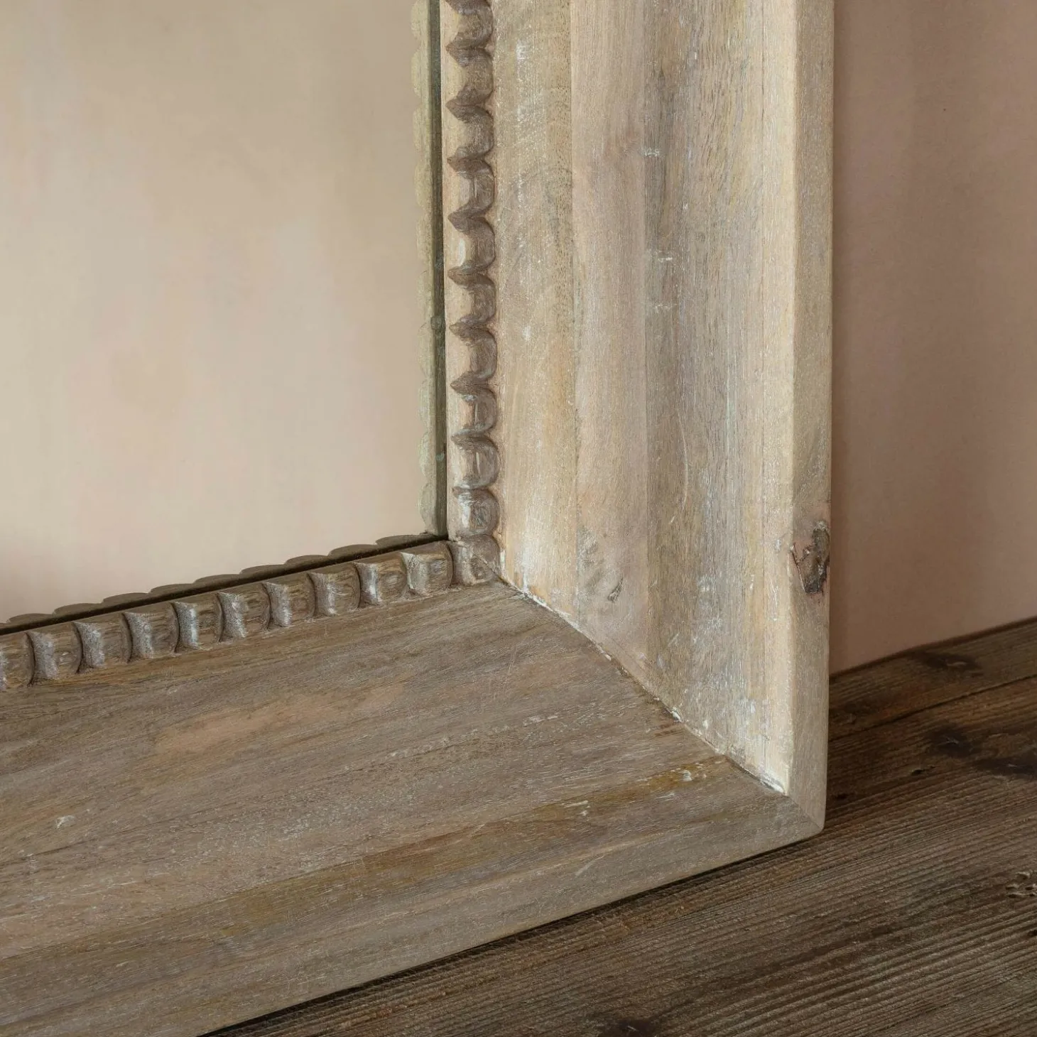 Blythe Natural Wood Wall Mirror