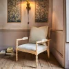 Bobbin Natural Linen and Ash Armchair