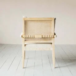 Bobbin Natural Linen and Ash Armchair