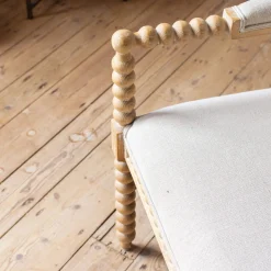 Bobbin Natural Linen and Ash Armchair