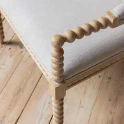 Bobbin Natural Linen and Ash Armchair