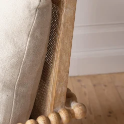Bobbin Natural Linen and Ash Armchair
