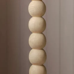 Bobbin Tripod Natural Wooded Floor Lamp