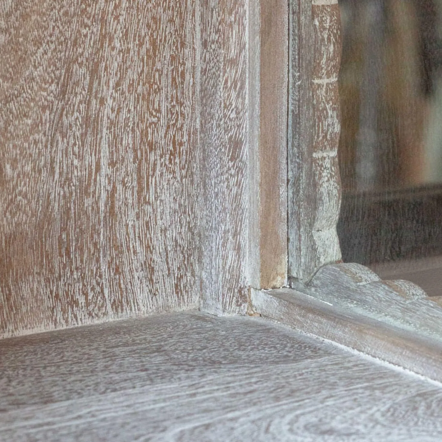 Bobby Wooden and Glass Cabinet