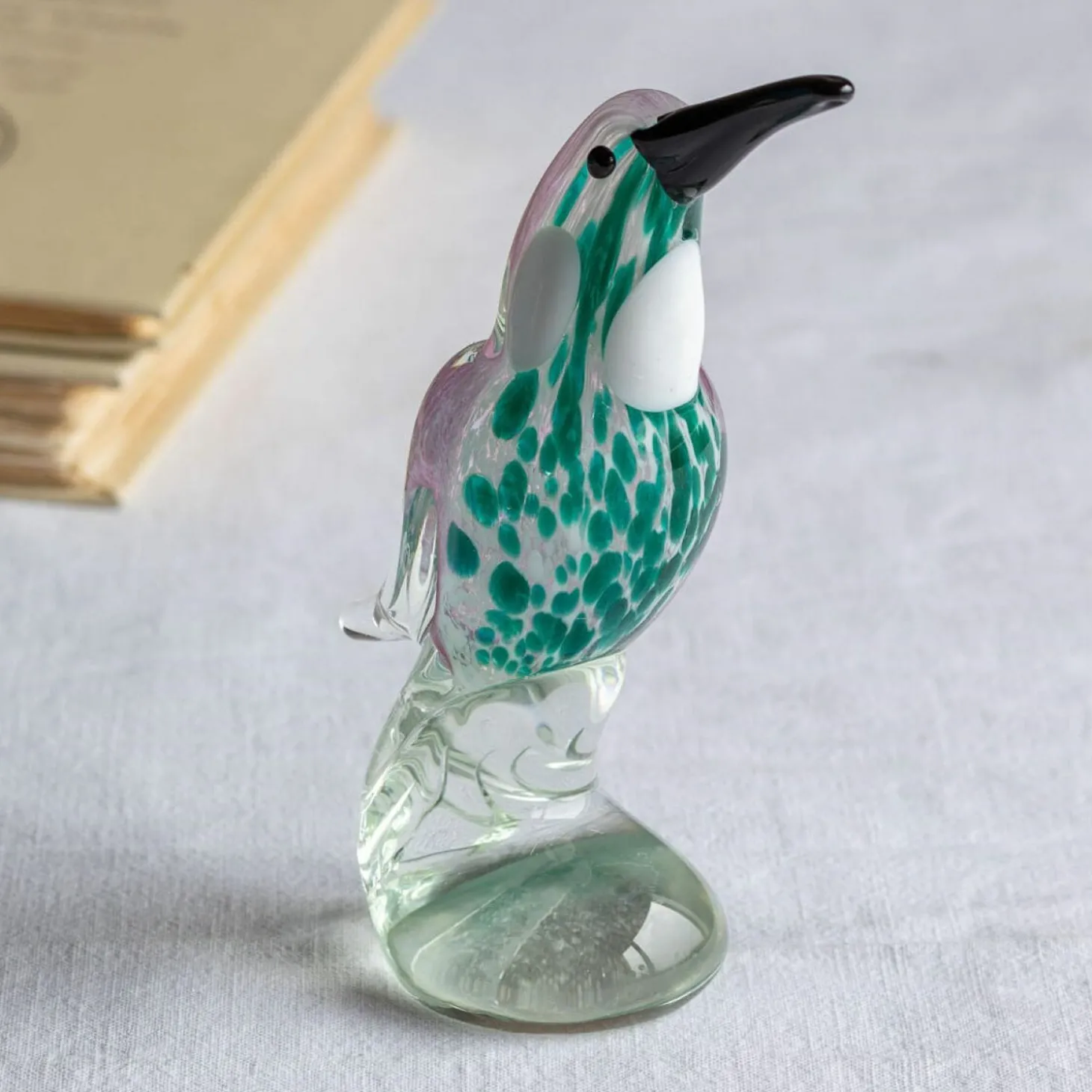 Bonnie Bird Glass Ornament