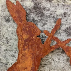 Boxing Hares Garden Stake