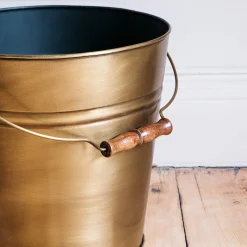 Brass Kindling Bucket