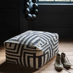 Bridget Monochrome Pouffe