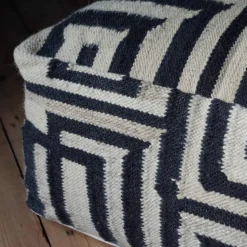 Bridget Monochrome Pouffe