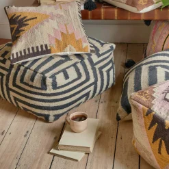 Bridget Monochrome Pouffe