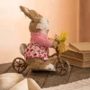 Bristle Bunny on a Bike Decoration