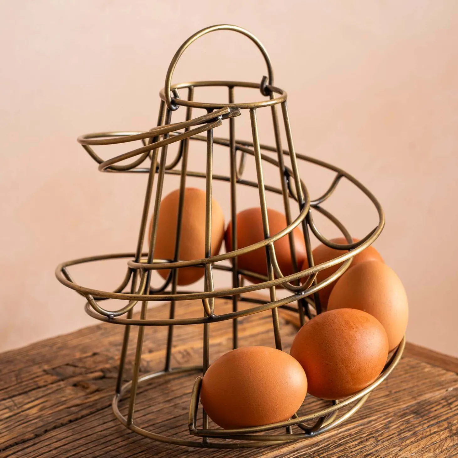 Brompton Antique Brass Egg Run