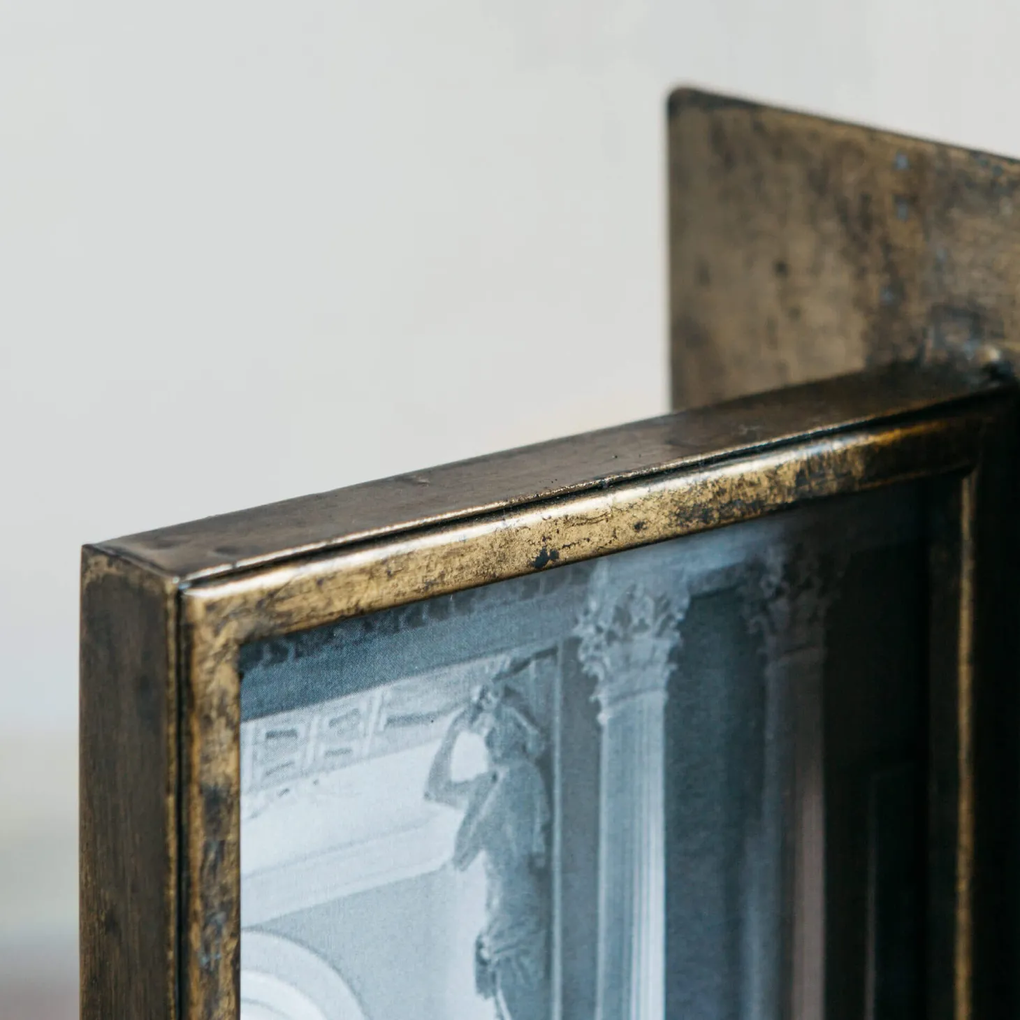 Bronzed Photo Frame Bookends