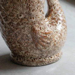 Brown Speckle Fish Jug
