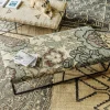Bryndis Floral Jute Coffee Table