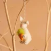 Bunny with a Carrot Hanging Decoration