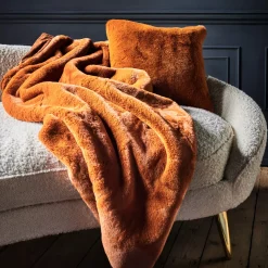 Burnt Amber Throw