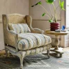 Caden Misty Stripe Armchair