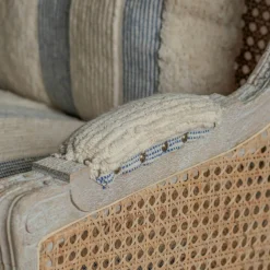 Caden Misty Stripe Armchair
