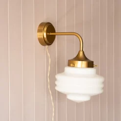 Caius Brass Wall Light