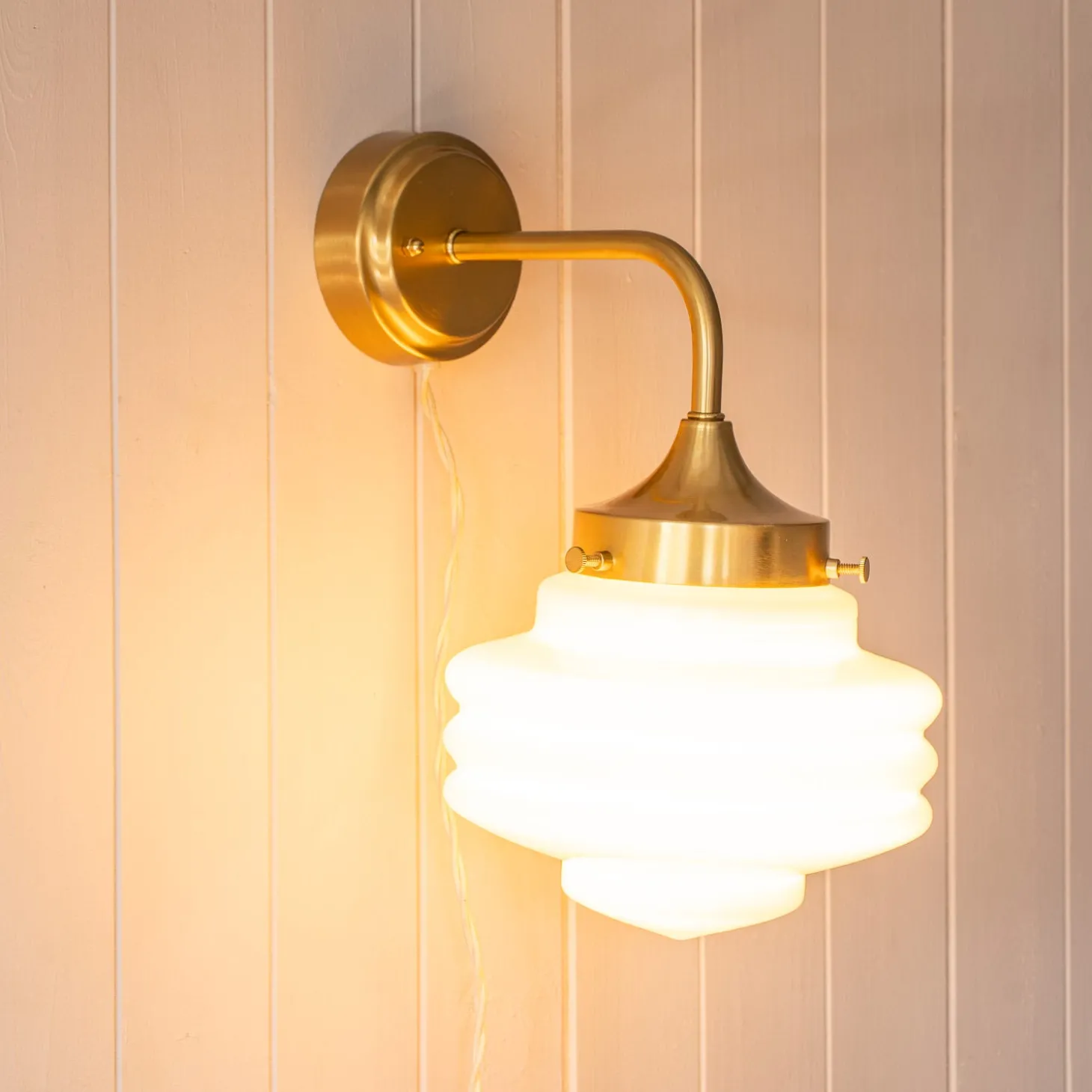 Caius Brass Wall Light