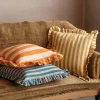 Candy Stripe Square Cushions