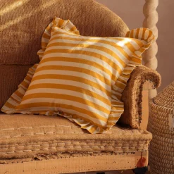 Candy Stripe Square Cushions