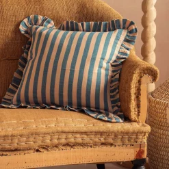Candy Stripe Square Cushions