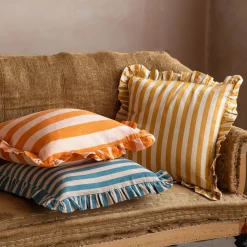 Candy Stripe Square Cushions