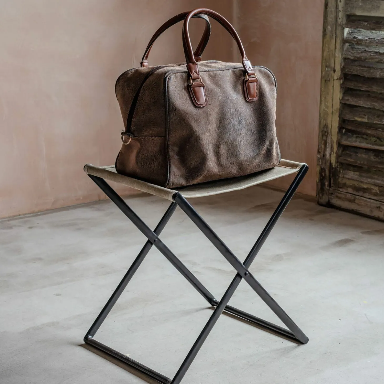 Canvas Folding Luggage Rack