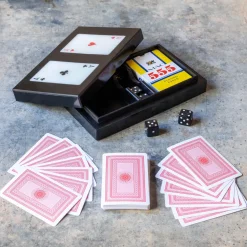 Card Holder Box with Two Decks of Cards