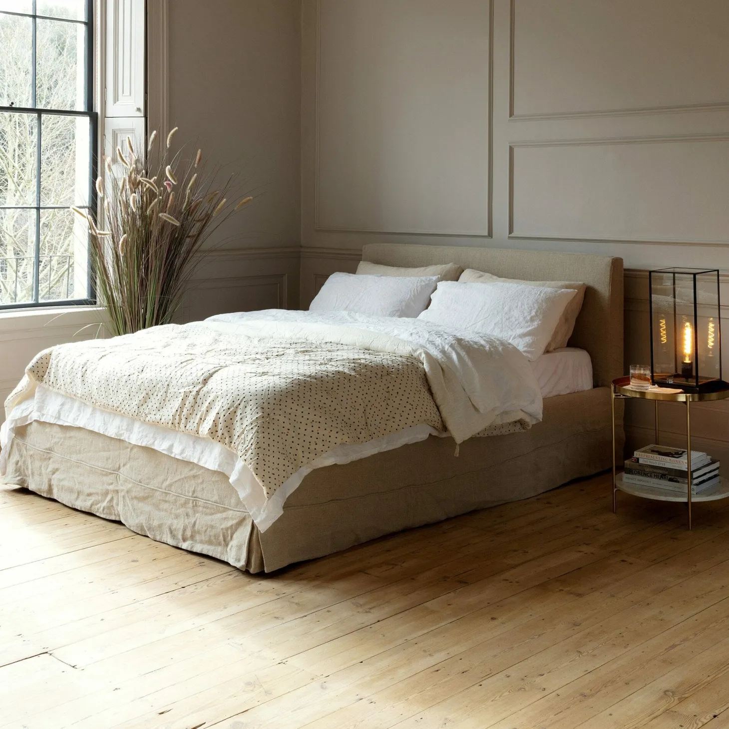 Carina Natural Linen Beds