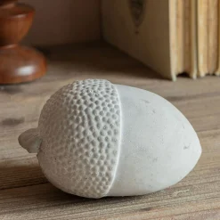 Cement Acorn Ornament