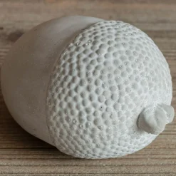 Cement Acorn Ornament