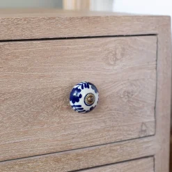 Ceramic Foliage Hand-painted Knob
