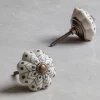 Ceramic Matte Floral Hand-painted Knob