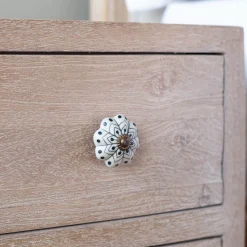 Ceramic Matte Floral Hand-painted Knob