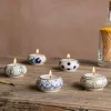 Ceramic Painted Tealight Holders