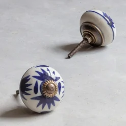 Ceramic Star Hand-Painted Knob
